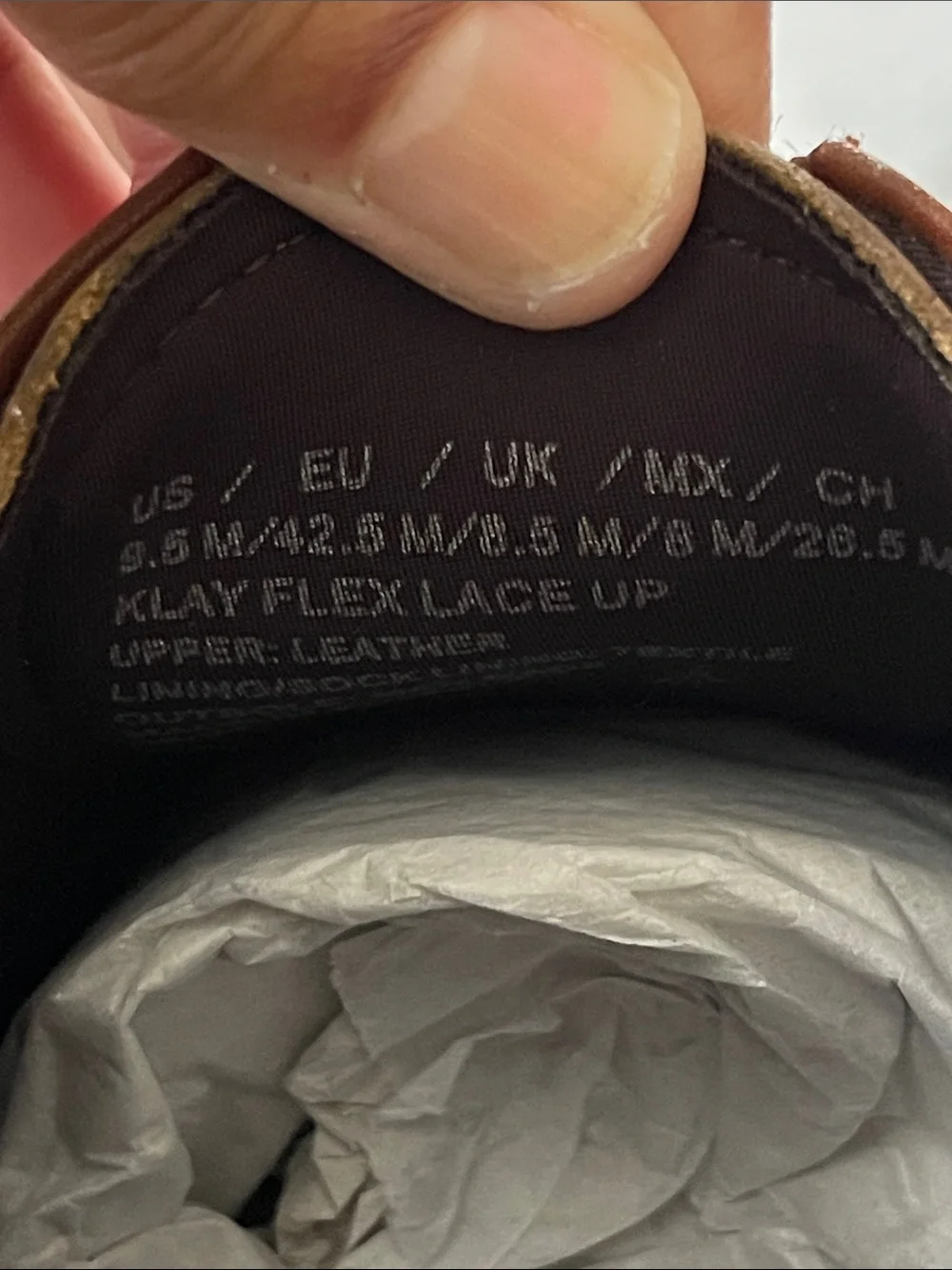 ✨ Kenneth Cole Reaction Mens Klay Flex Cap Toe Leather Oxfords✨